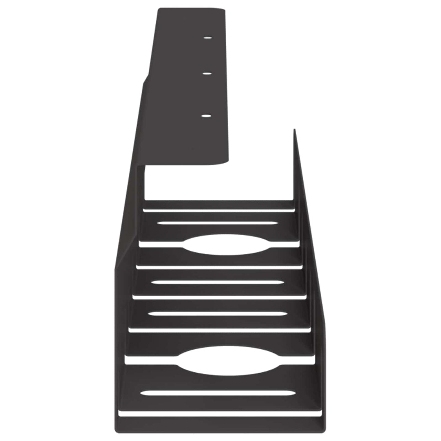 Unter dem Schreibtisch Kabelmanagement Tray 2 Stk. Schwarz