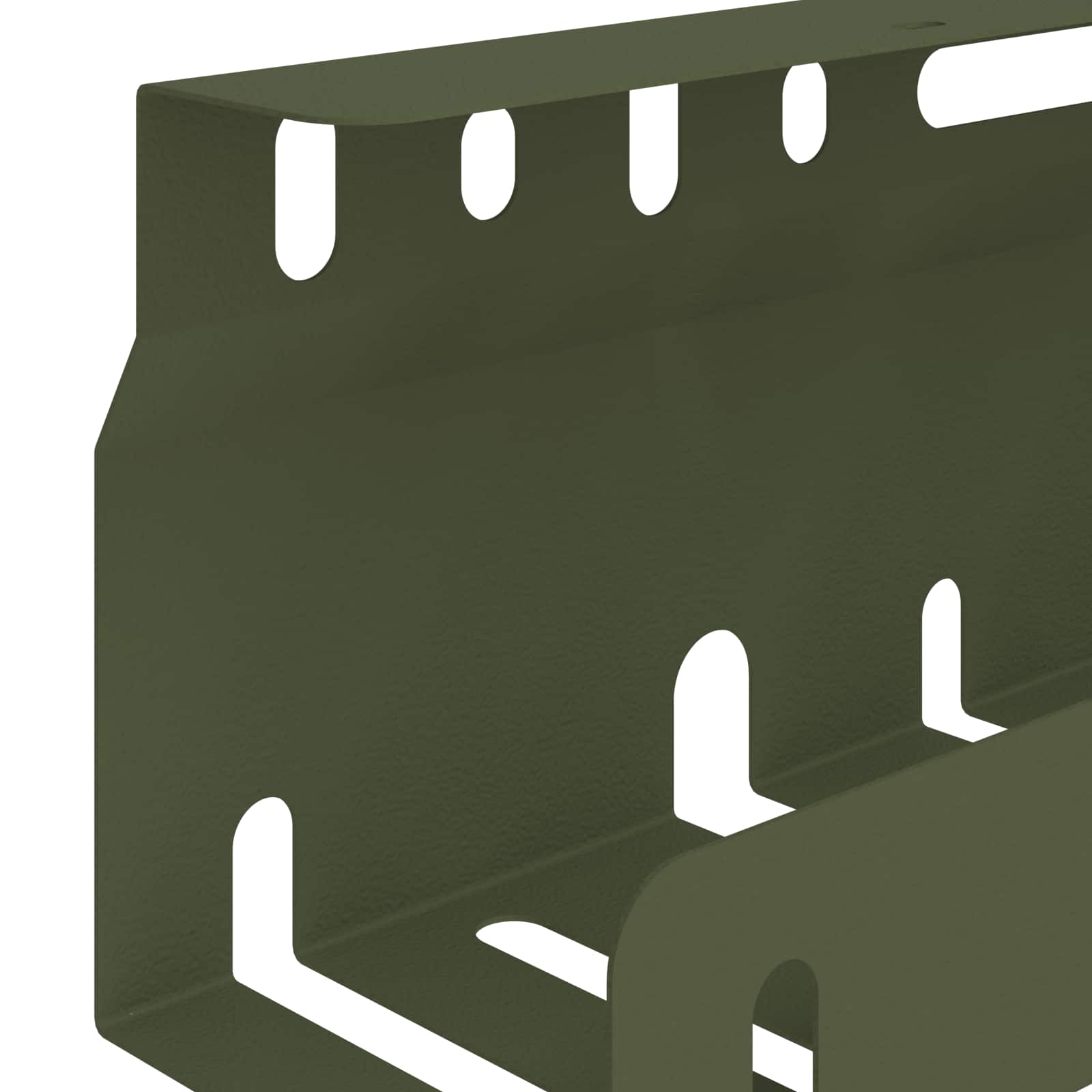 Unter dem Schreibtisch Kabelmanagement Tray 2 Stk. Olivgrün