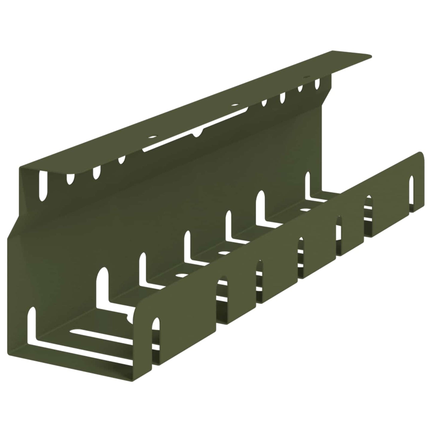 Unter dem Schreibtisch Kabelmanagement Tray 2 Stk. Olivgrün