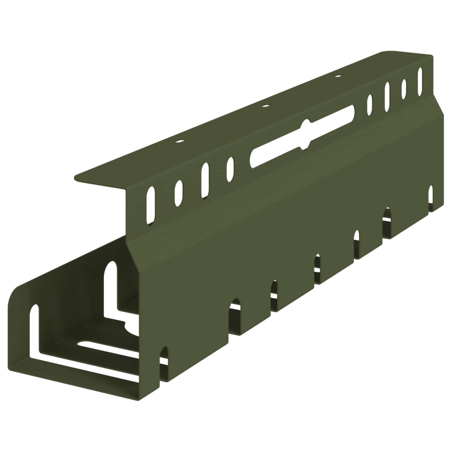 Unter dem Schreibtisch Kabelmanagement Tray 2 Stk. Olivgrün