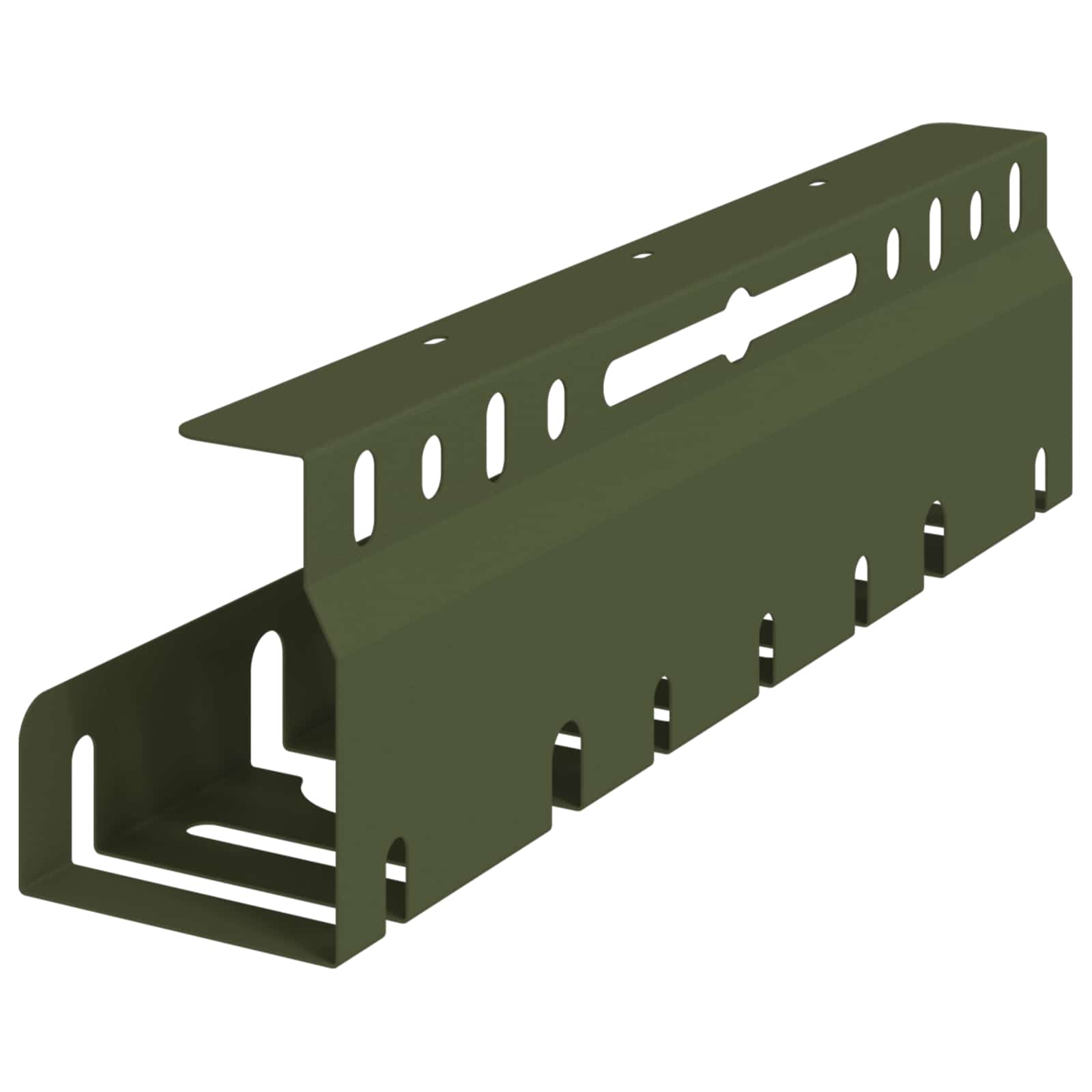 Unter dem Schreibtisch Kabelmanagement Tray 2 Stk. Olivgrün