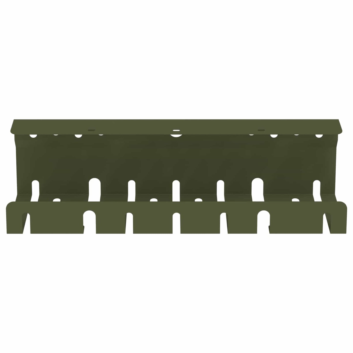 Unter dem Schreibtisch Kabelmanagement Tray 2 Stk. Olivgrün