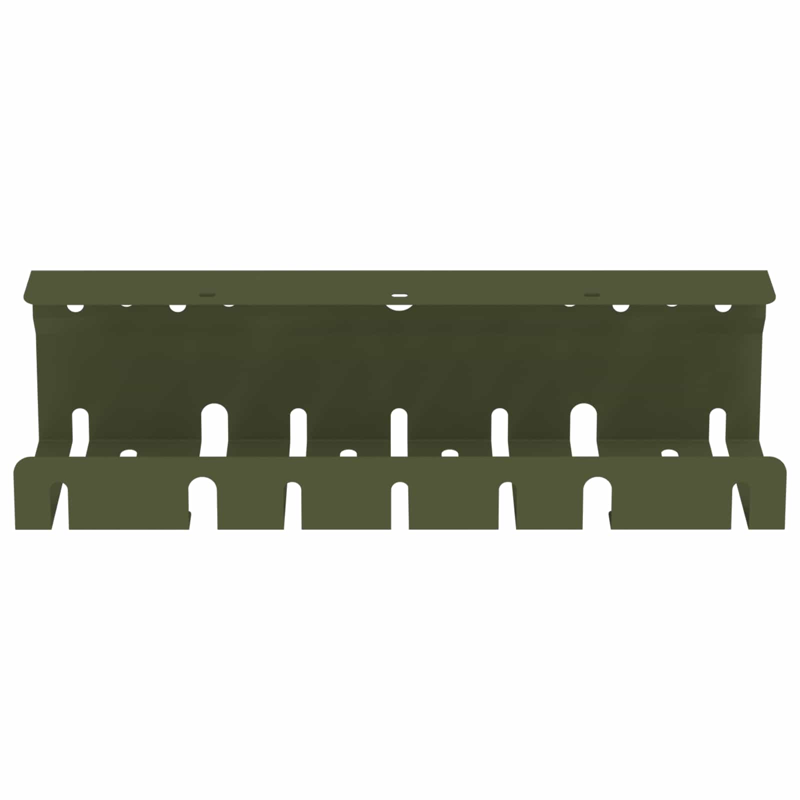Unter dem Schreibtisch Kabelmanagement Tray 2 Stk. Olivgrün