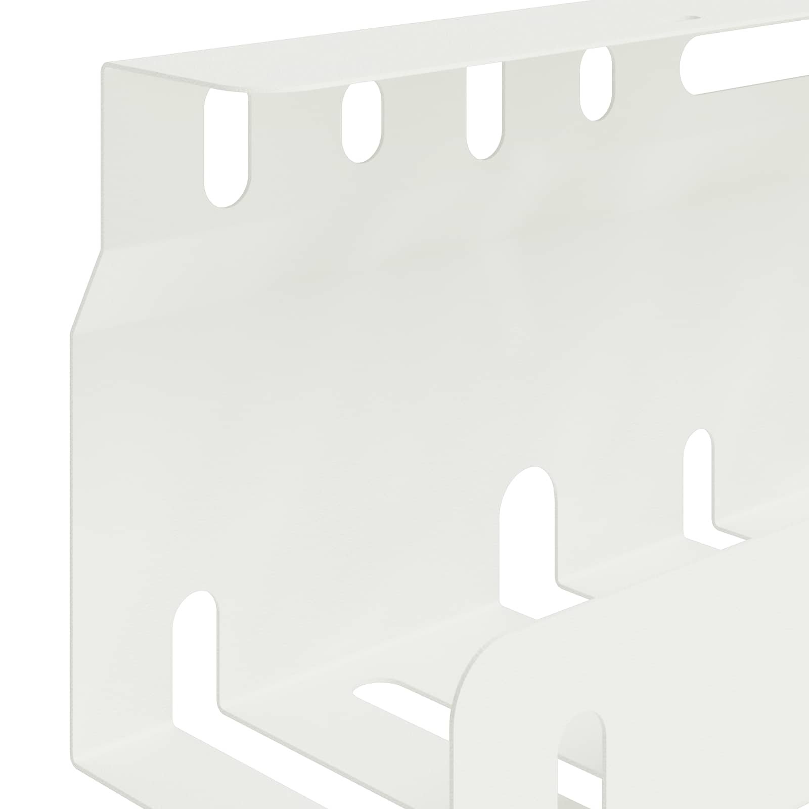 Unter dem Schreibtisch Kabelmanagement Tray 2 Stk. Weiß