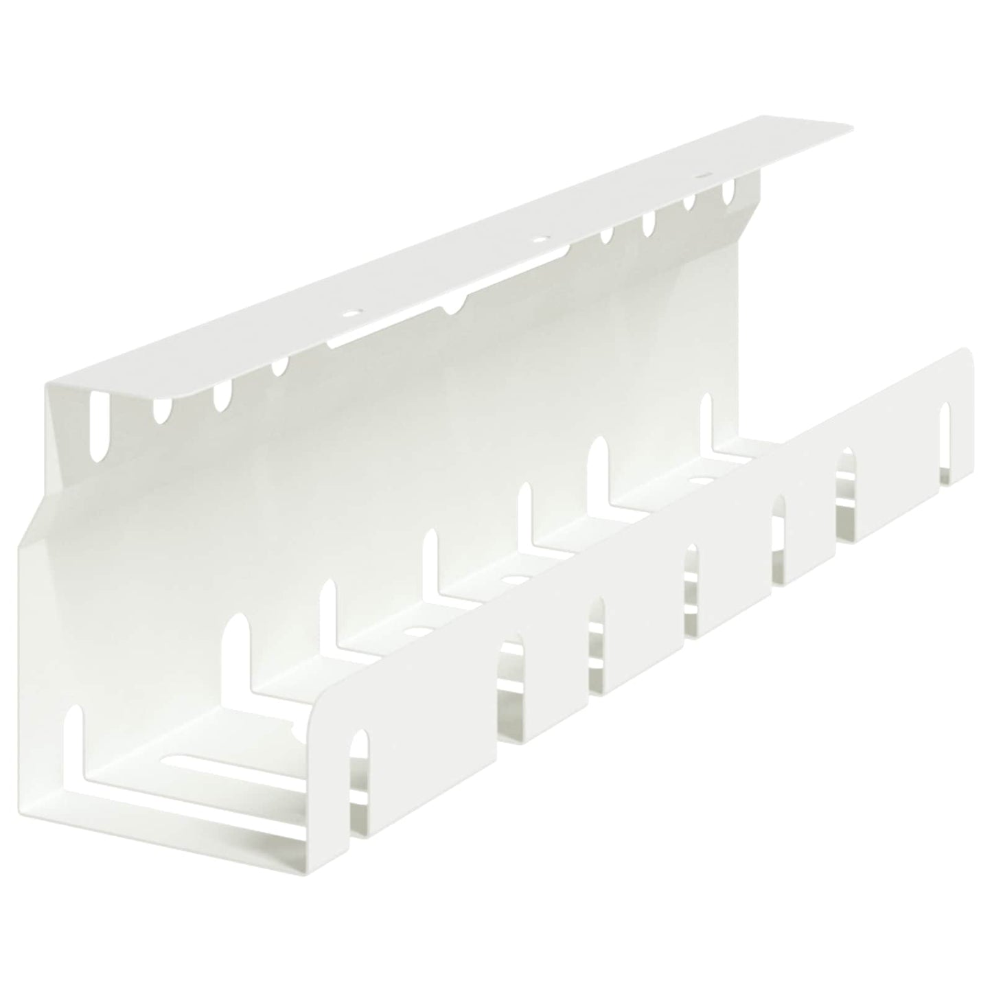 Unter dem Schreibtisch Kabelmanagement Tray 2 Stk. Weiß