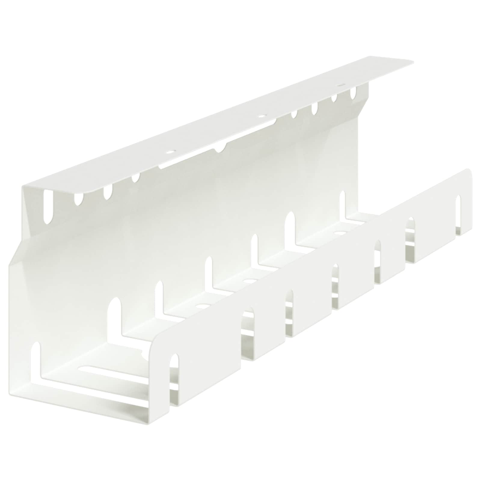 Unter dem Schreibtisch Kabelmanagement Tray 2 Stk. Weiß