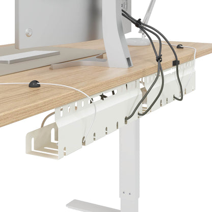Unter dem Schreibtisch Kabelmanagement Tray 2 Stk. Weiß