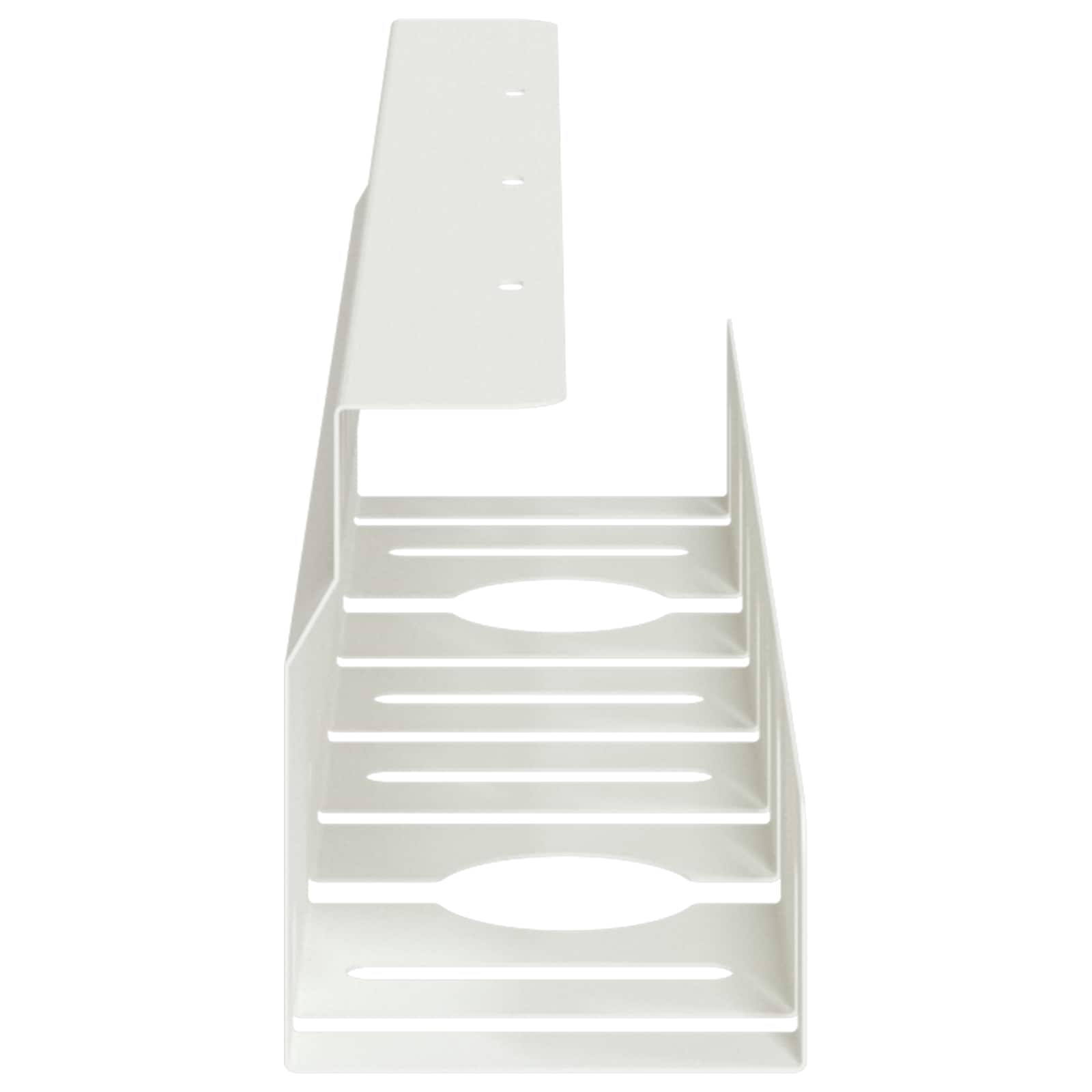 Unter dem Schreibtisch Kabelmanagement Tray 2 Stk. Weiß