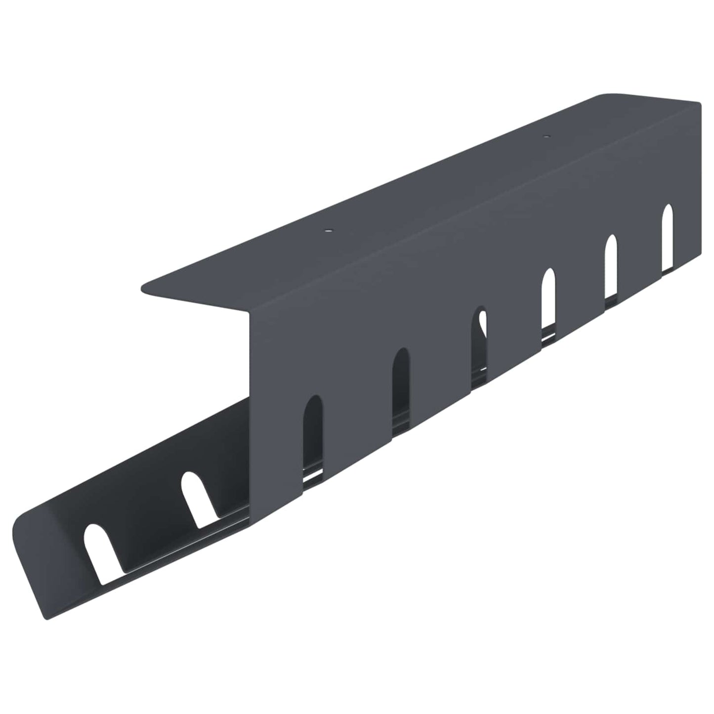 Unter dem Schreibtisch Kabelmanagement Tray 2 Stk. Anthrazit