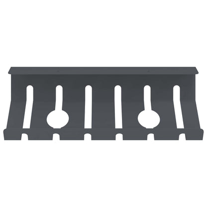 Unter dem Schreibtisch Kabelmanagement Tray 2 Stk. Anthrazit