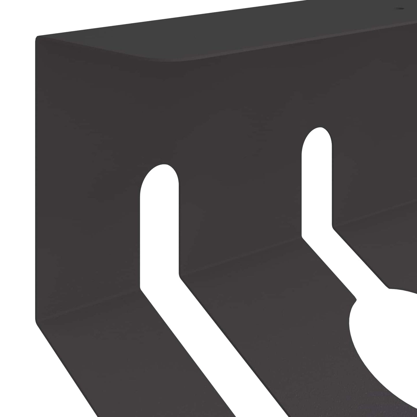 Unter dem Schreibtisch Kabelmanagement Tray 2 Stk. Schwarz