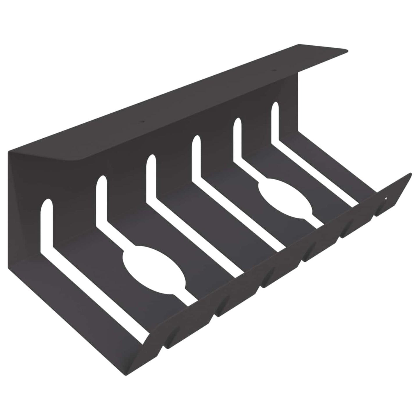 Unter dem Schreibtisch Kabelmanagement Tray 2 Stk. Schwarz