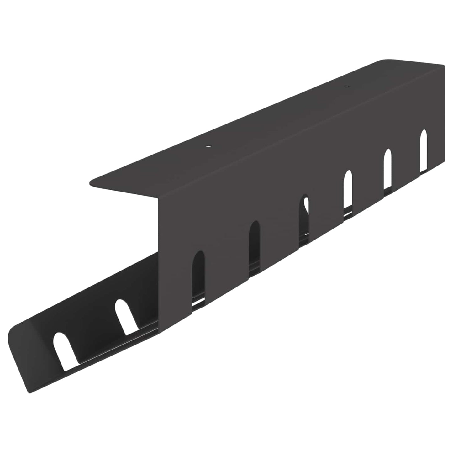 Unter dem Schreibtisch Kabelmanagement Tray 2 Stk. Schwarz