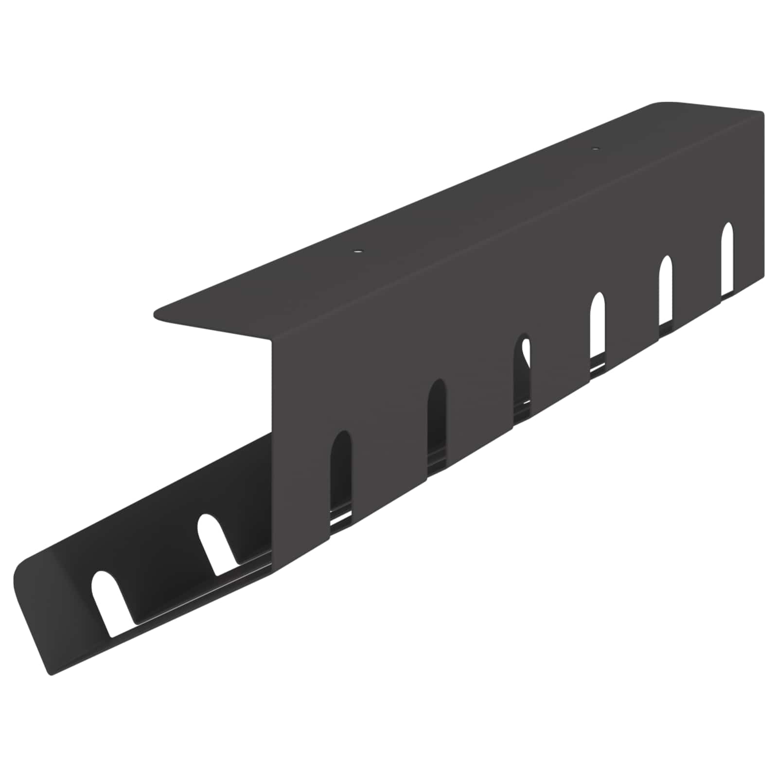 Unter dem Schreibtisch Kabelmanagement Tray 2 Stk. Schwarz