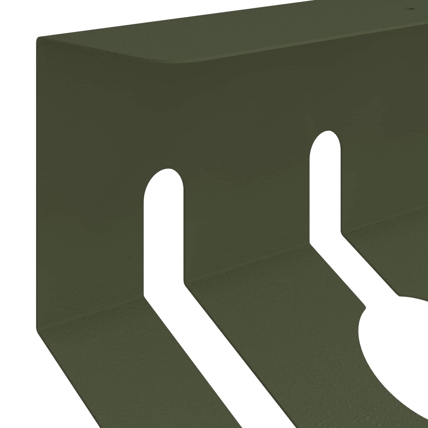 Unter dem Schreibtisch Kabelmanagement Tray 2 Stk. Olivgrün