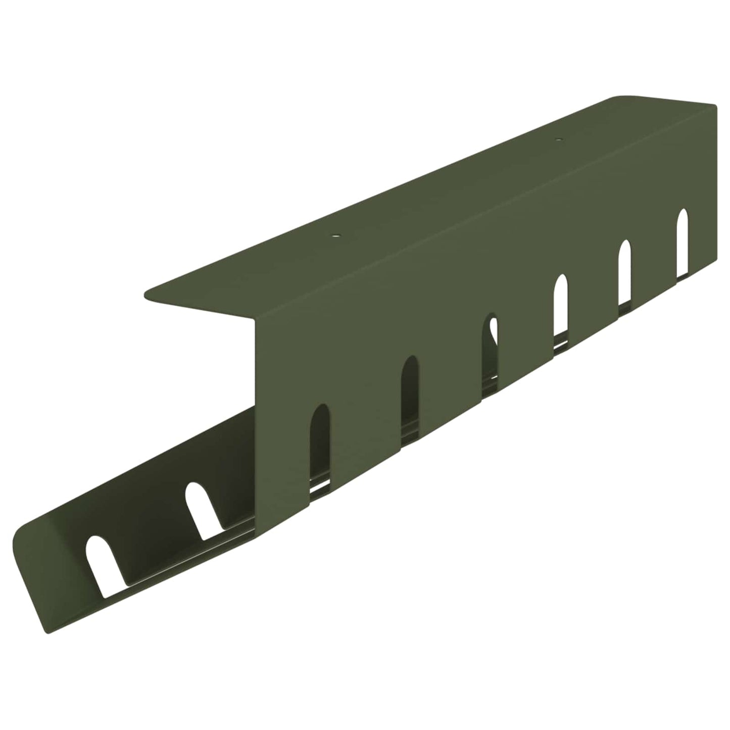 Unter dem Schreibtisch Kabelmanagement Tray 2 Stk. Olivgrün
