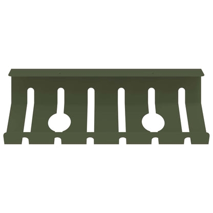Unter dem Schreibtisch Kabelmanagement Tray 2 Stk. Olivgrün