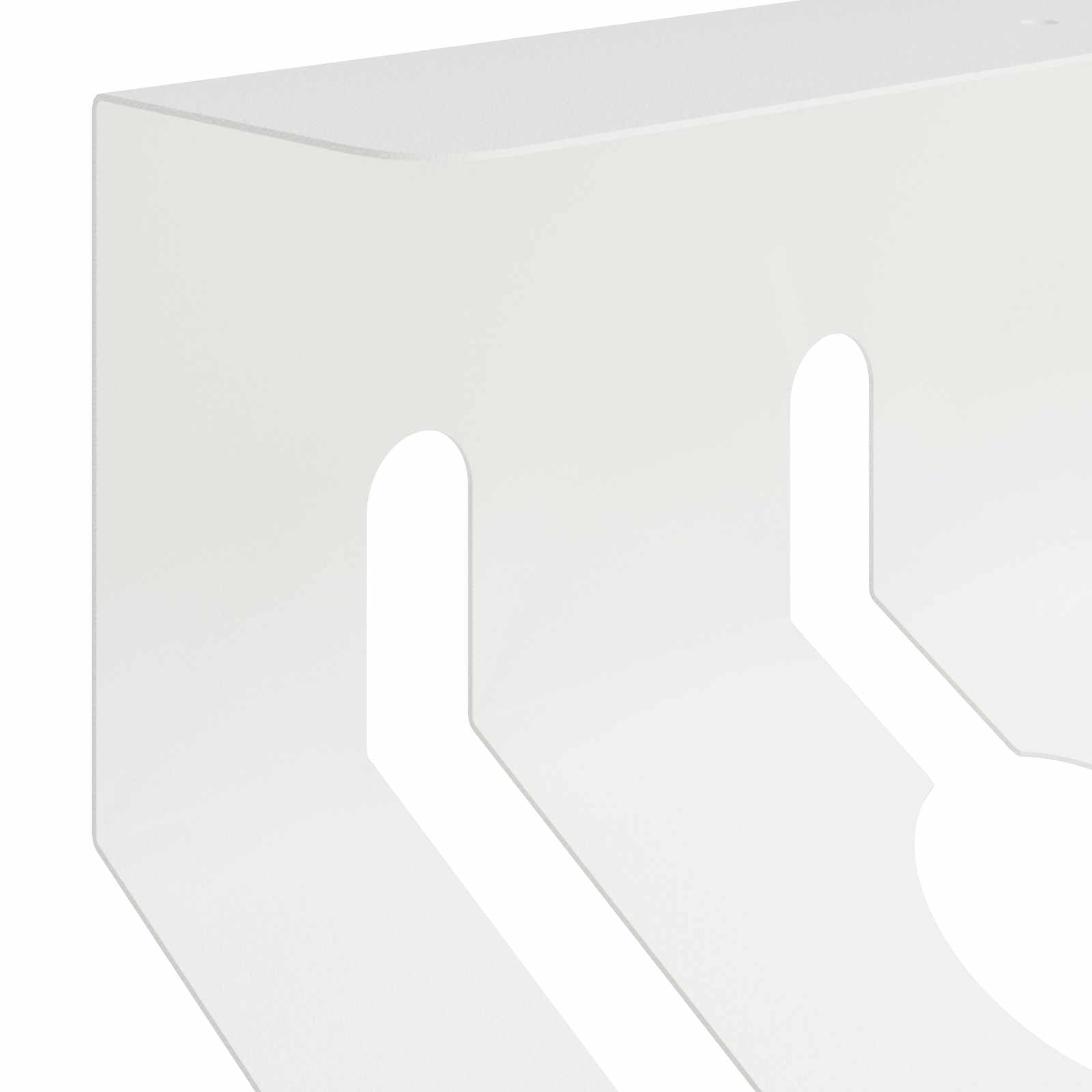 Unter dem Schreibtisch Kabelmanagement Tray 2 Stk. Weiß