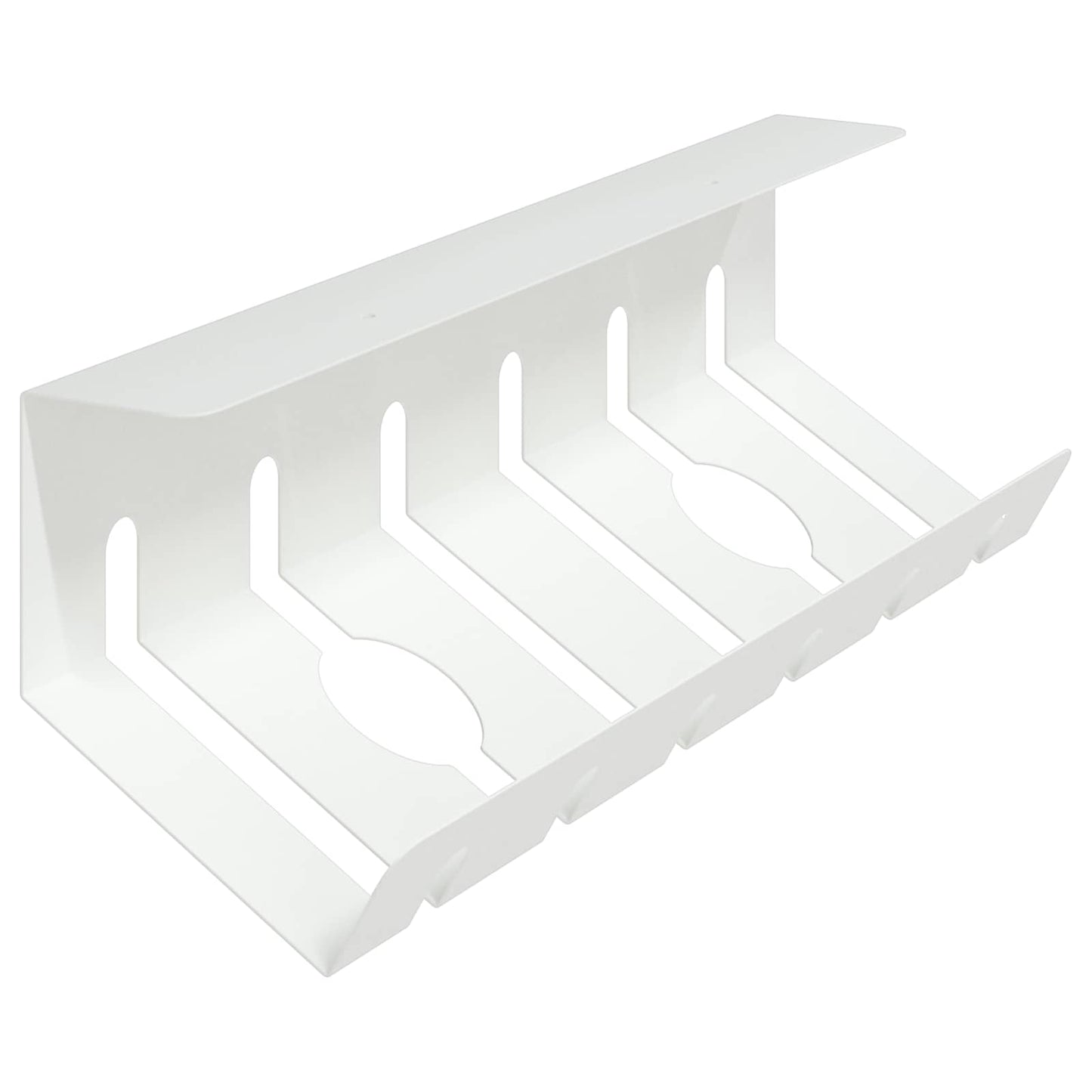 Unter dem Schreibtisch Kabelmanagement Tray 2 Stk. Weiß