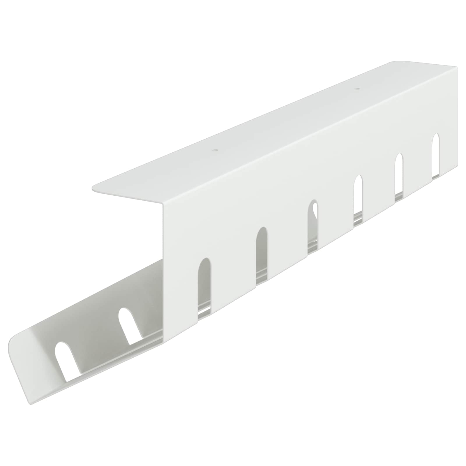 Unter dem Schreibtisch Kabelmanagement Tray 2 Stk. Weiß