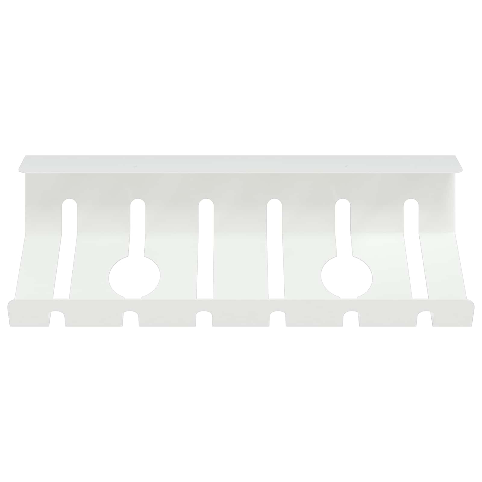 Unter dem Schreibtisch Kabelmanagement Tray 2 Stk. Weiß