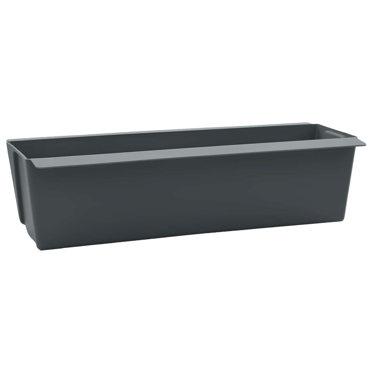 Blumenboxen für Euro-Paletten 24 stk. Grau 36 x 13,5 x 9,5 cm