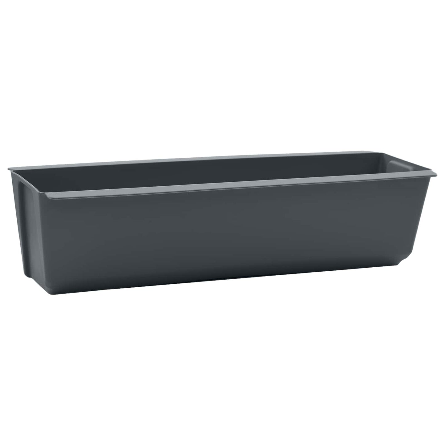 Blumenboxen für Euro-Paletten 24 stk. Grau 36 x 13,5 x 9,5 cm