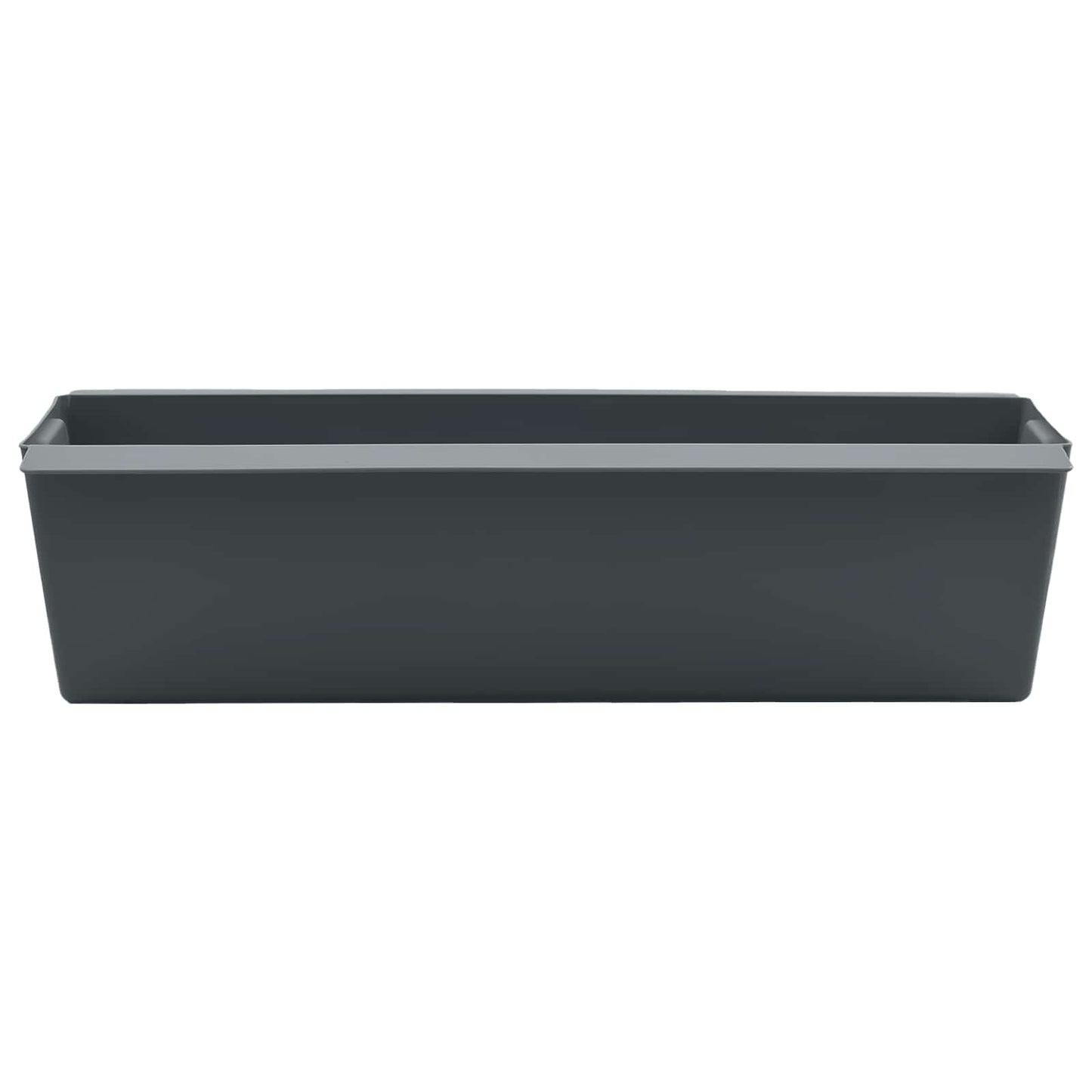 Blumenboxen für Euro-Paletten 24 stk. Grau 36 x 13,5 x 9,5 cm