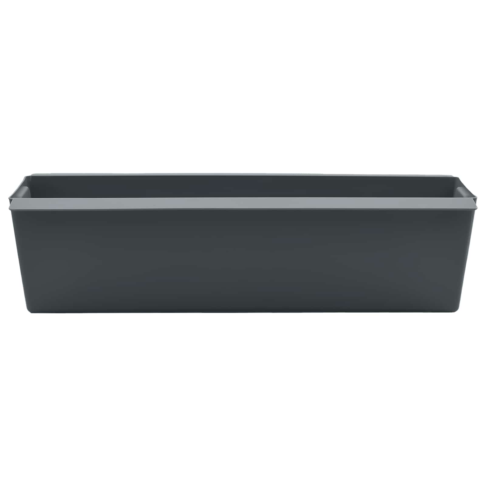 Blumenboxen für Euro-Paletten 24 stk. Grau 36 x 13,5 x 9,5 cm