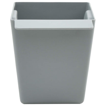 Blumenboxen für Euro-Paletten 12 stk. Hellgrau 14 x 9 x 9,5 cm