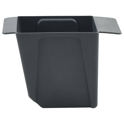 Blumenboxen für Euro-Paletten 24 stk. Grau 13,5 x 9 x 9,5 cm