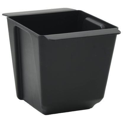 Blumenboxen für Euro-Paletten 24 stk. Schwarz 13,5 x 9 x 9,5 cm