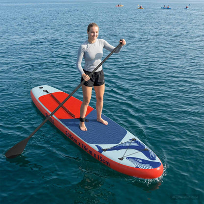 Aufblasbares Stand Up Paddle Board SCYLLA 305 x 76 x 15 cm Blau