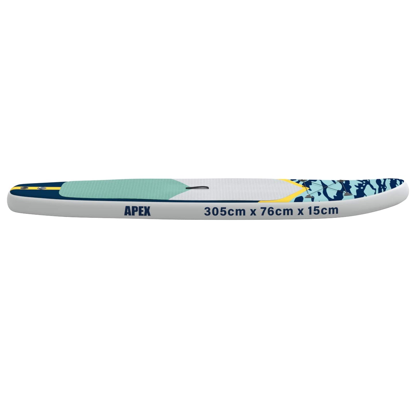 Aufblasbares Stand Up Paddle Board APEX 305 x 76 x 15 cm Blau