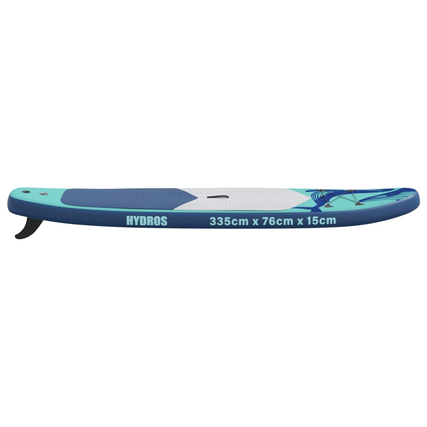 Aufblasbares Stand Up Paddle Board HYDROS 335 x 76 x 15 cm für