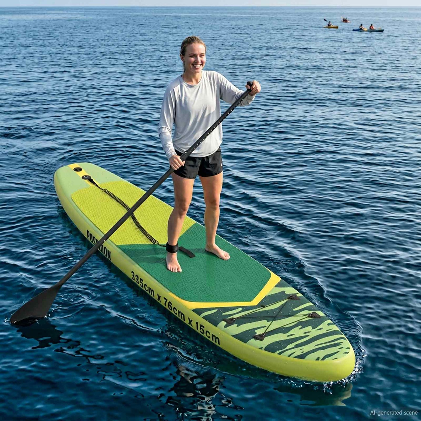 Aufblasbares Stand-Up-Paddle-Board POSEIDON 335 x 76 x 15 cm