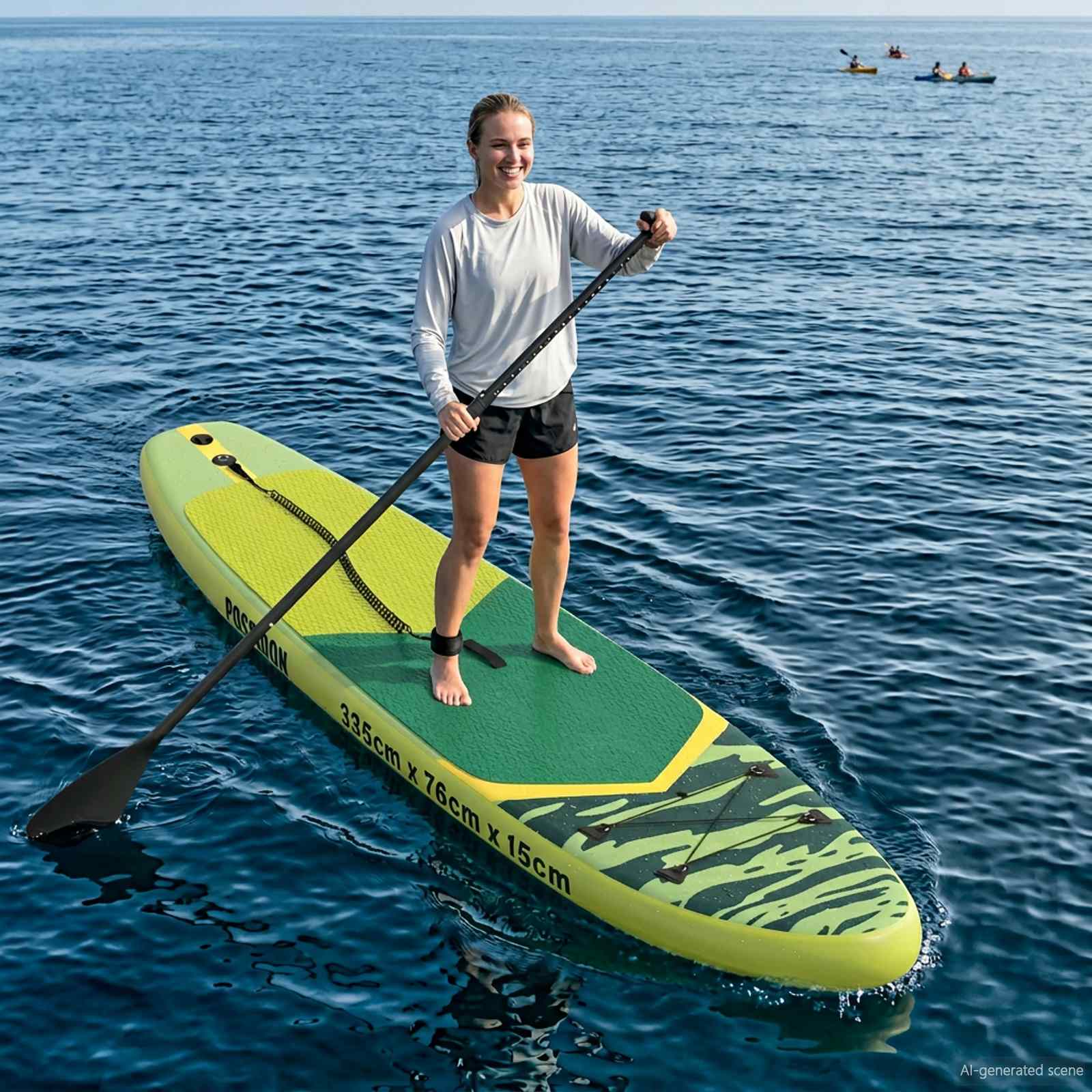 Aufblasbares Stand-Up-Paddle-Board POSEIDON 335 x 76 x 15 cm
