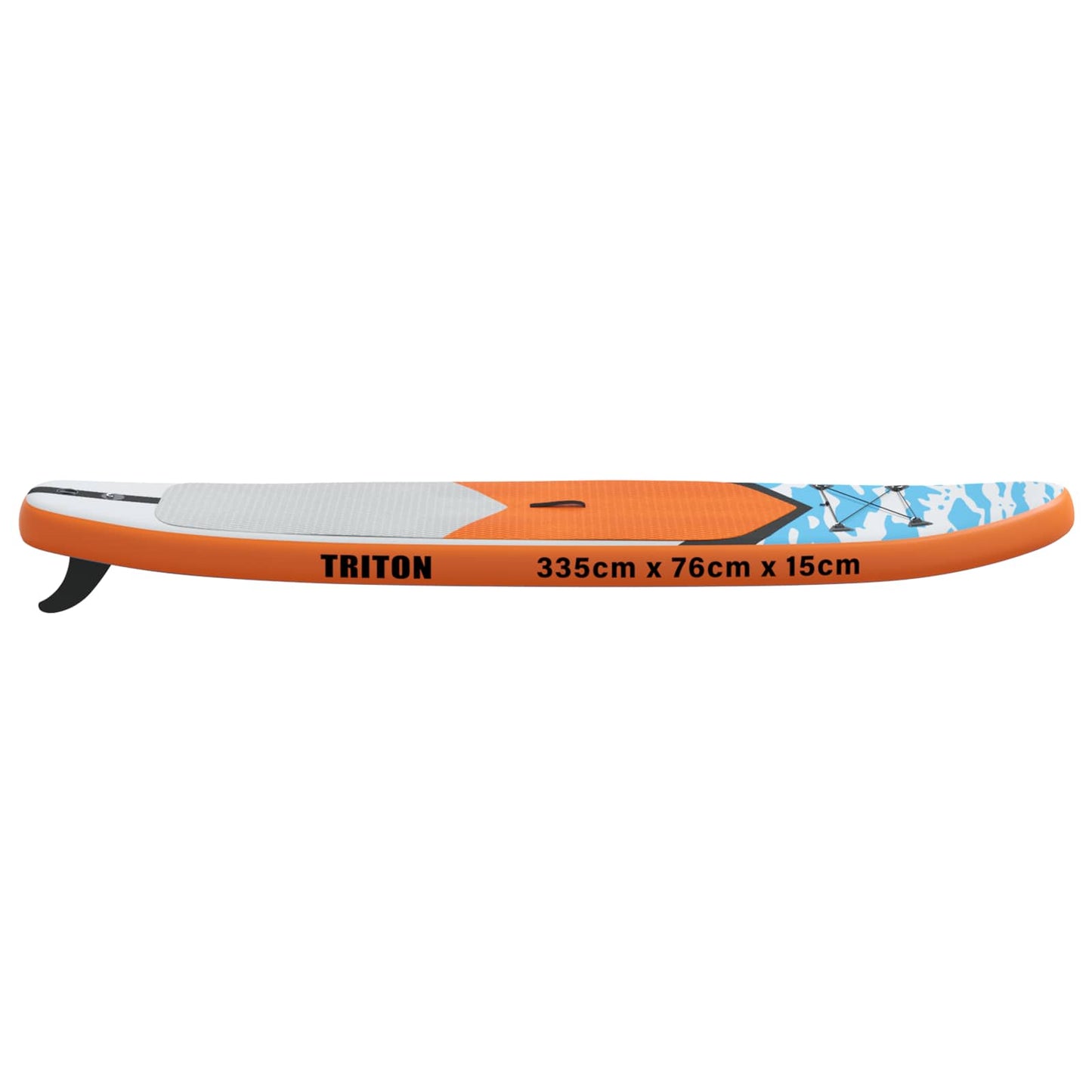 Aufblasbares Stand-Up-Paddle-Board TRITON 335 x 76 x 15 cm Blau