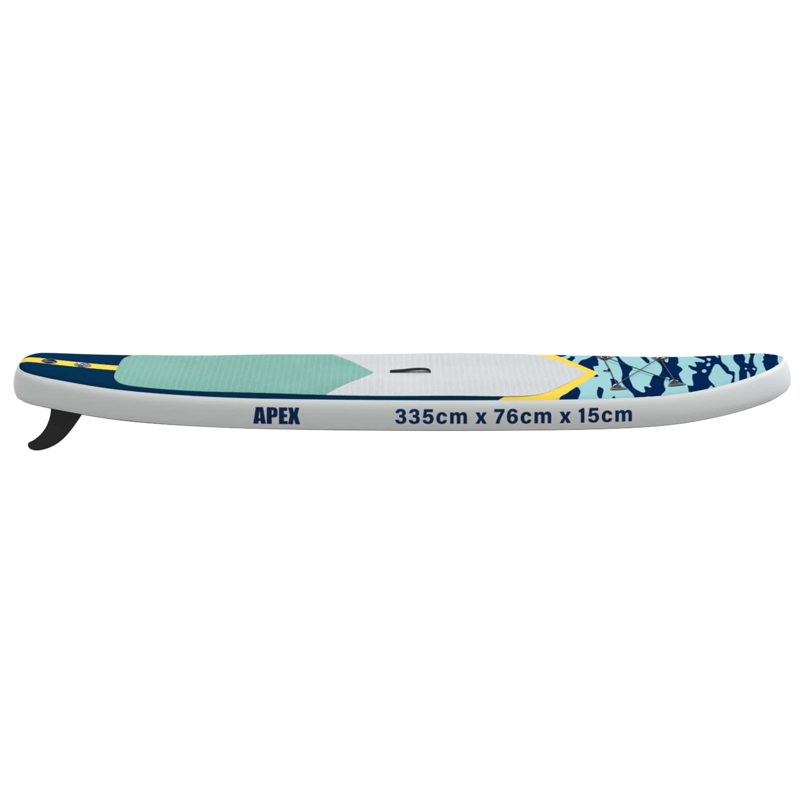 Aufblasbares Stand Up Paddle Board APEX 335 x 76 x 15 cm Blau