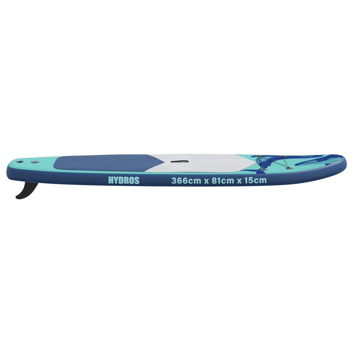 Aufblasbares Stand Up Paddle Board HYDROS 366 x 81 x 15 cm