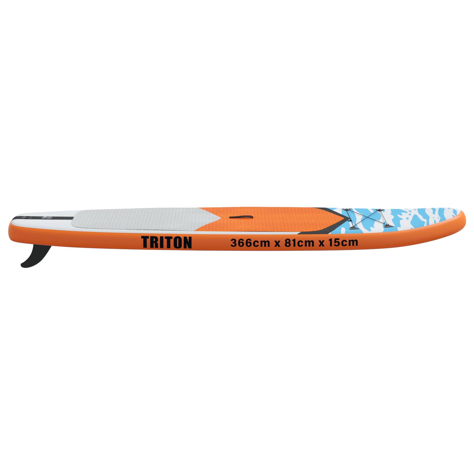 Aufblasbares Stand-Up-Paddle-Board TRITON 366 x 81 x 15 cm Blau