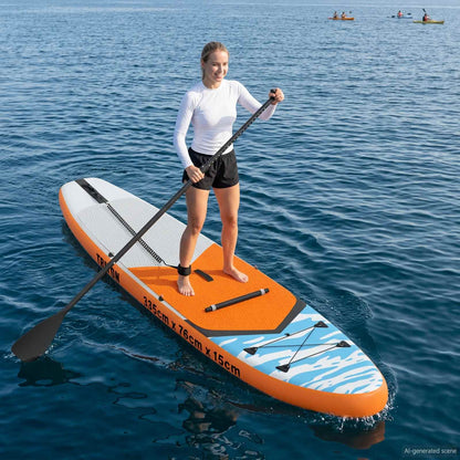 SUP Board mit Sitz 2-in-1 TRITON 335 x 76 x 15 cm Blau