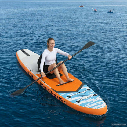 SUP Board mit Sitz 2-in-1 TRITON 335 x 76 x 15 cm Blau