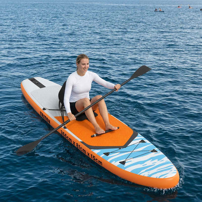 SUP Board mit Sitz 2-in-1 TRITON 366 x 81 x 15 cm Blau