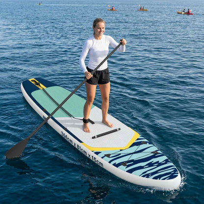 SUP Board mit Sitz 2-in-1 APEX 366 x 81 x 15 cm Dunkelblau