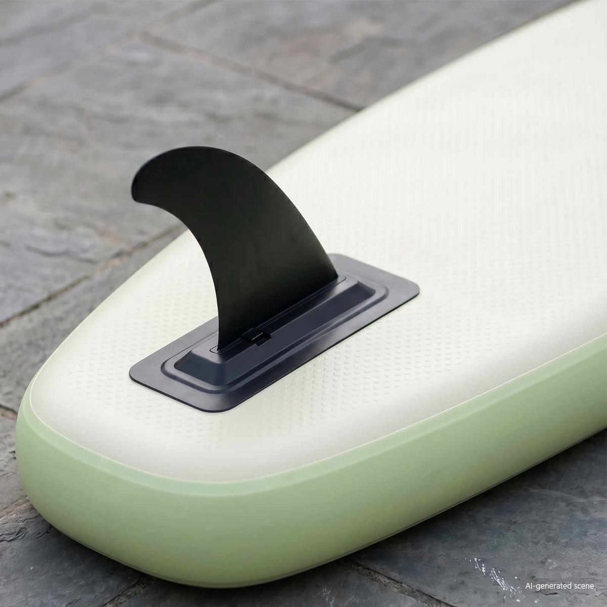 SUP Fin 3,5 x 18 x 21,5 cm Nylon Schwarz
