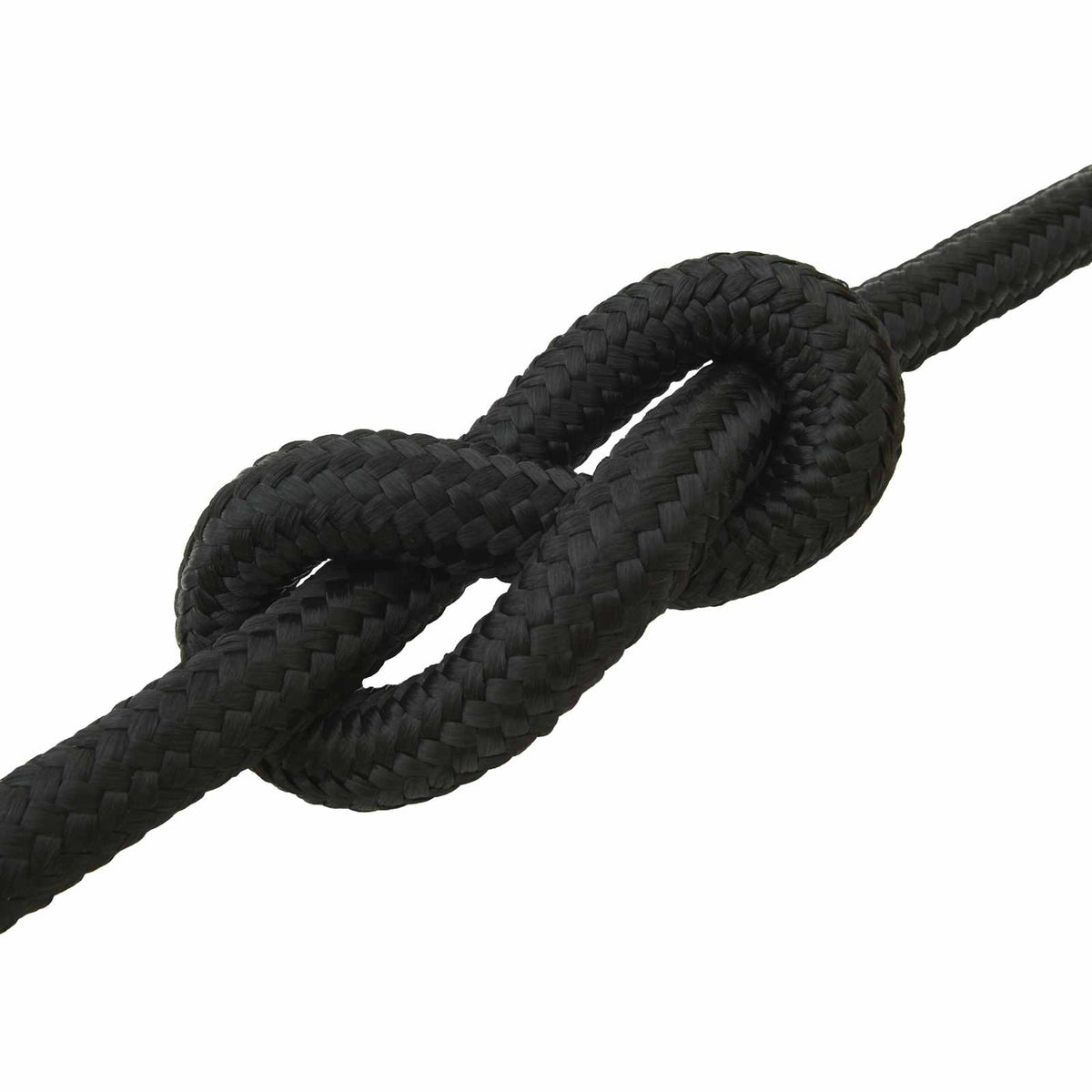 Bootsseil 40 mm 25 m Schwarz polypropylène