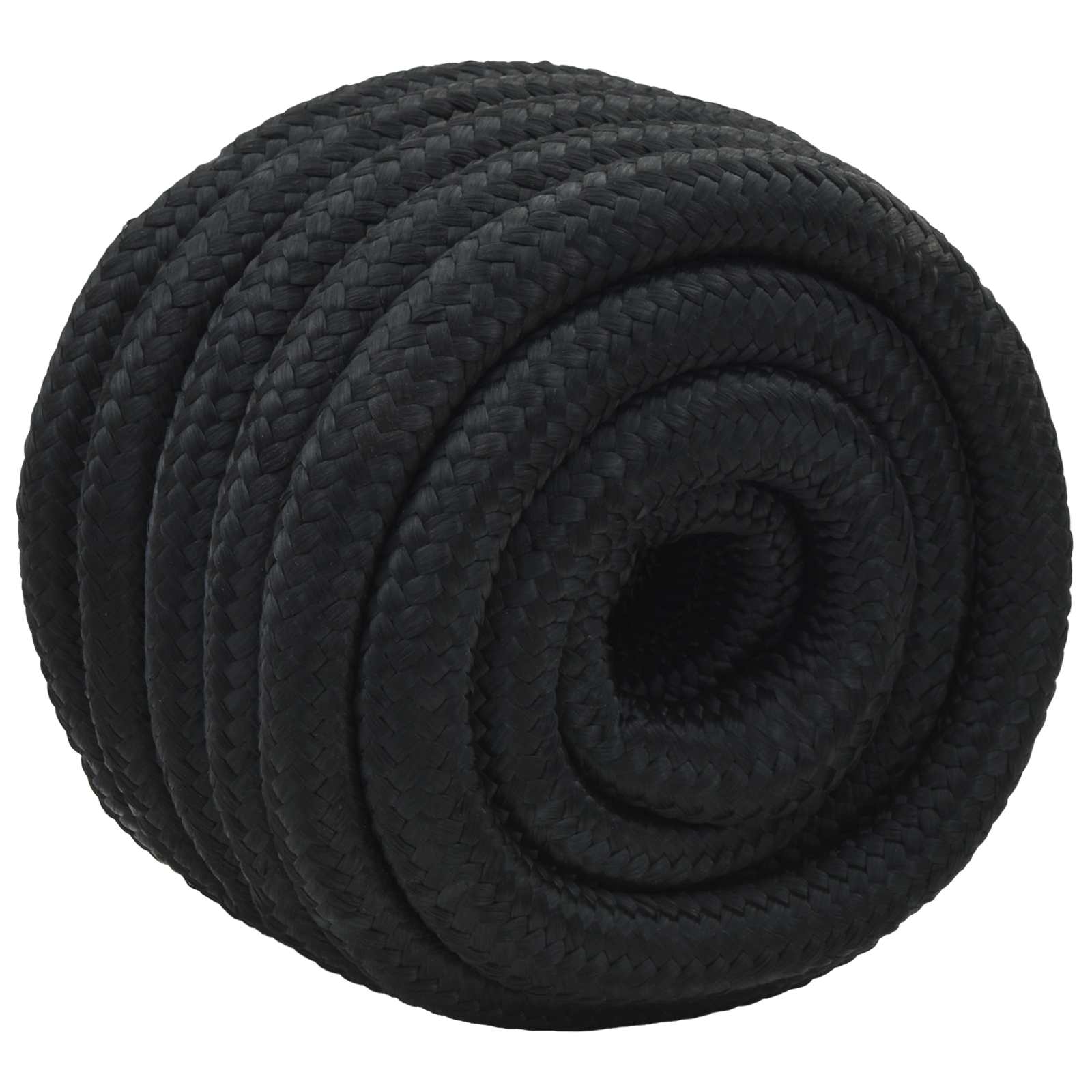 Bootsseil 4 mm 25 m Schwarz
