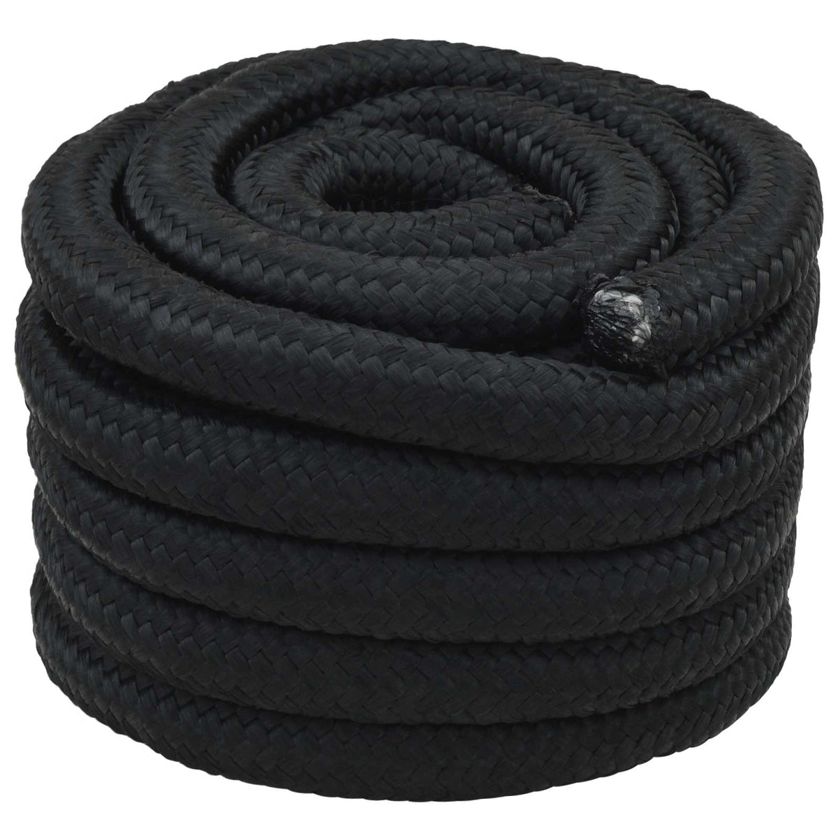 Bootsseil 60 mm 5 m Schwarz polypropylène