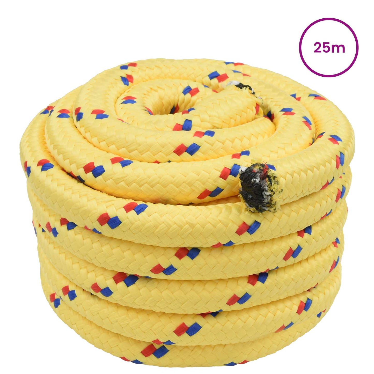 Bootsseil 3 mm 25 m Gelb PP